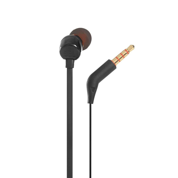 JBL Tune 110 in-ear headphones with 3.5mm mini jack and remote control - black