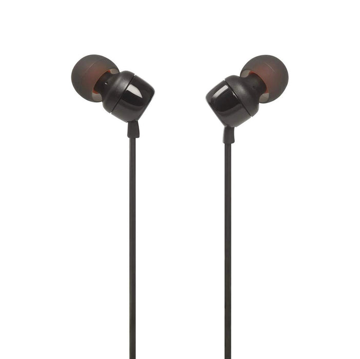 JBL Tune 110 in-ear headphones with 3.5mm mini jack and remote control - black
