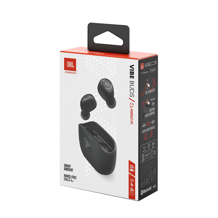 JBL Wave Buds In-Ear Headphones - Black