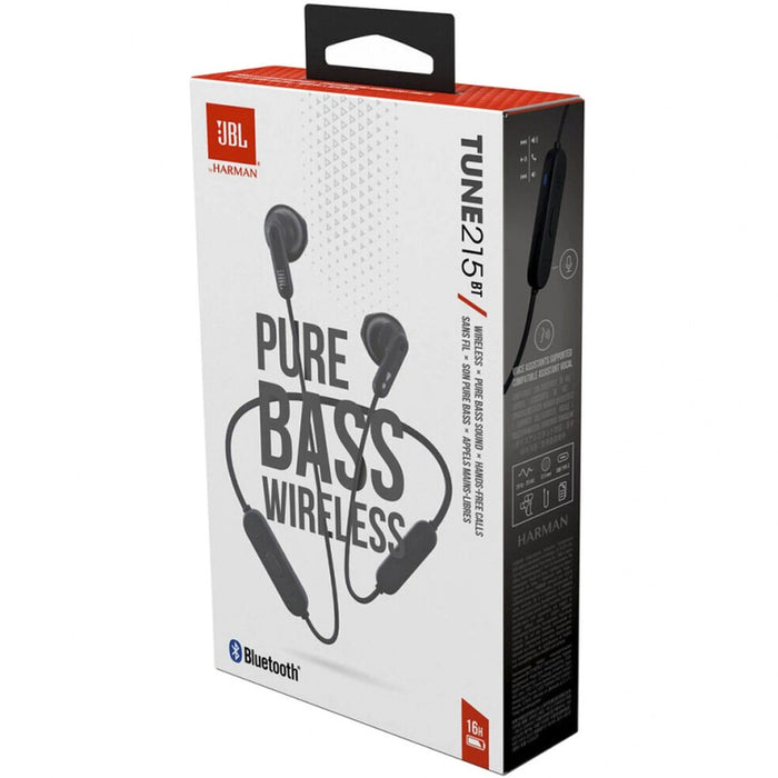 JBL Tune 215BT In-Ear Wireless Headphones - Black
