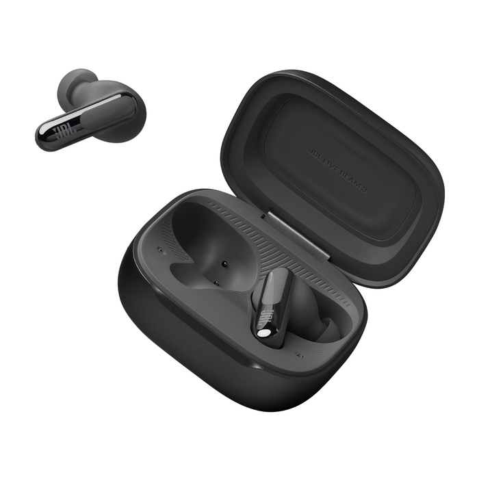 Bluetooth headphones-plugs JBL Live Beam 3 - Black