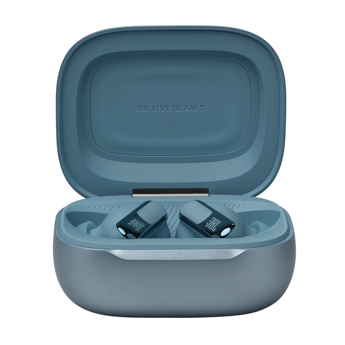 Bluetooth headphones-plugs JBL Live Beam 3 - Blue