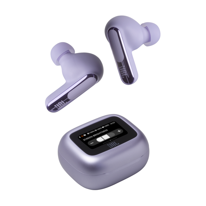 Bluetooth headphones-plugs JBL Live Beam 3 - Purple
