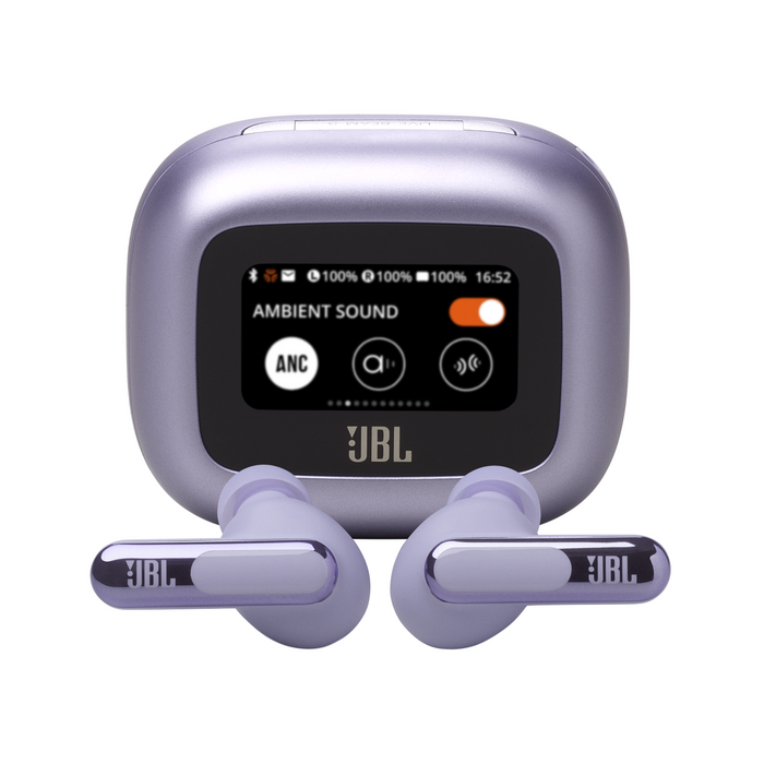 Bluetooth headphones-plugs JBL Live Beam 3 - Purple
