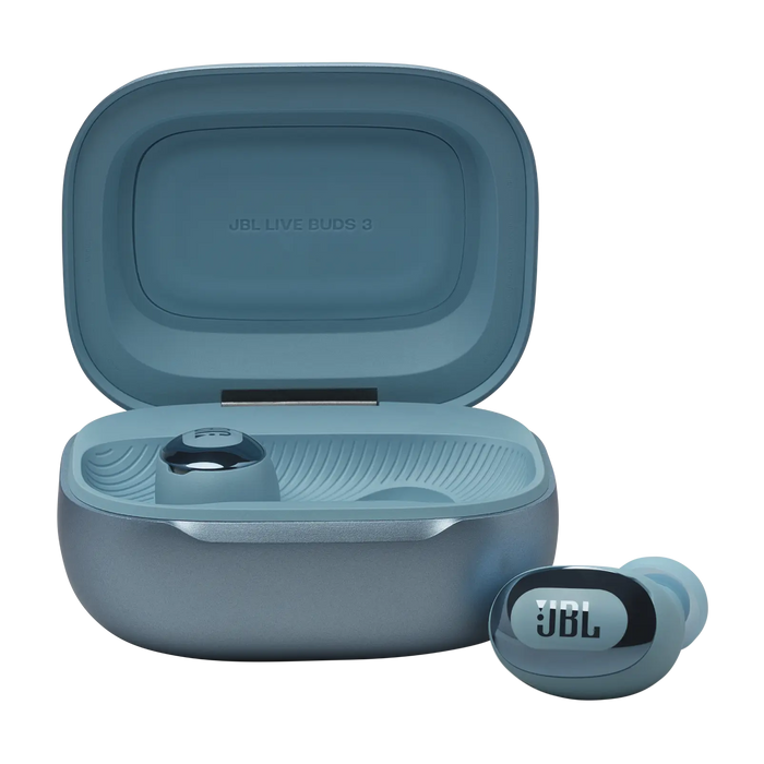 Bluetooth headphones-plugs JBL Live Buds 3 - Blue