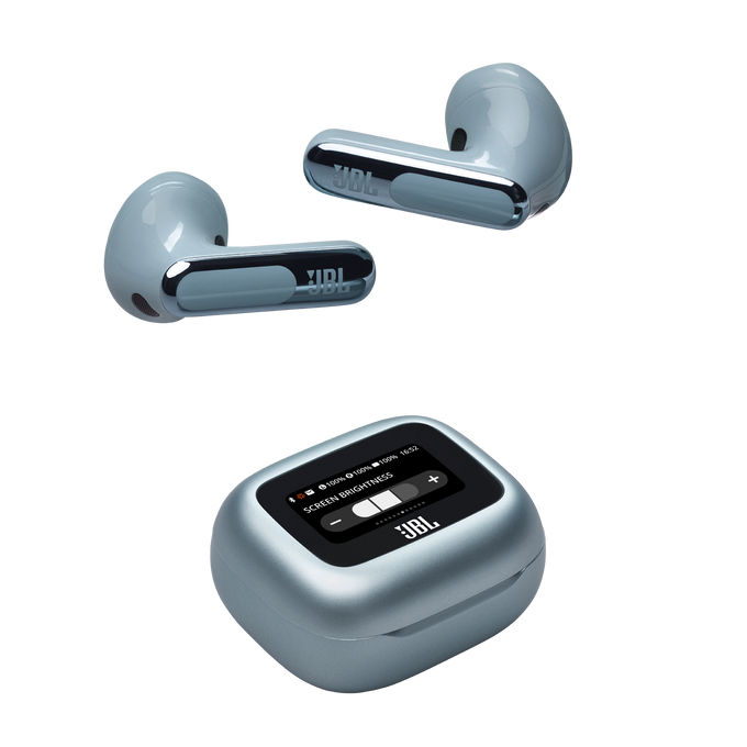 Bluetooth headphones-plugs JBL Live Flex 3 - Blue