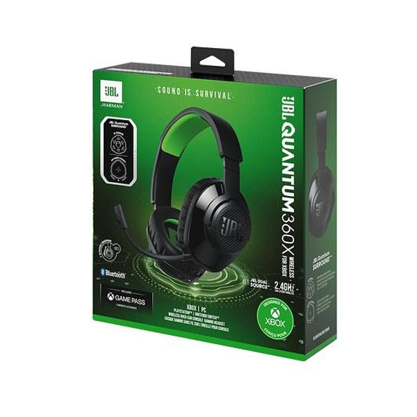 Headphones with microphone JBL JBL Quantum 360 JBLQ360XWLBLKGRN