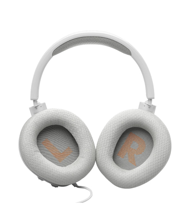 JBL QUANTUM 360 WHT Wireless over-ear gaming headset with surround sound and detachable mic