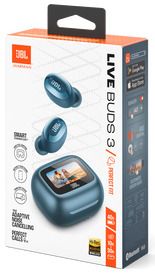 Bluetooth headphones-plugs JBL Live Buds 3 - Blue