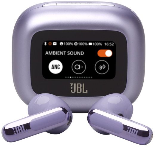 Bluetooth headphones-plugs JBL Live Flex 3 - Purple