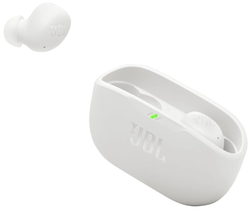 Headphones JBL Vibe Buds 2 White JBLVBUDS2WHT , Bluetooth , IN-EAR (PLUGS)