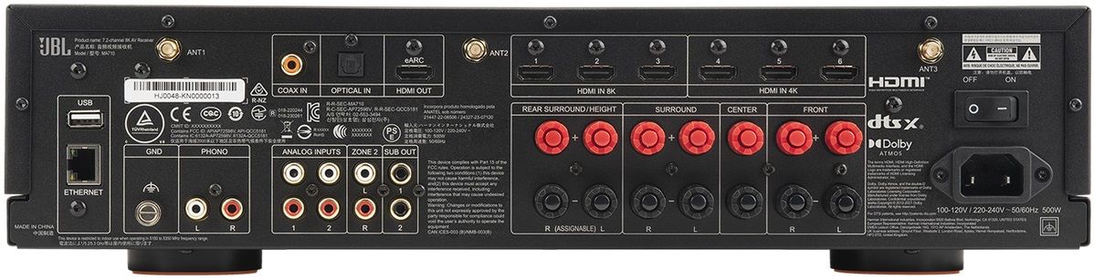 RECEIVER JBL MA710 BK