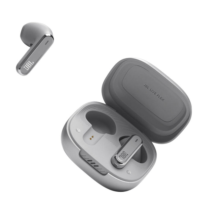 JBL Live Flex TWS Bluetooth Wireless In-Ear Earbuds Silver EU
