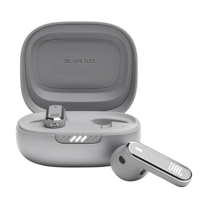 JBL Live Flex TWS Bluetooth Wireless In-Ear Earbuds Silver EU