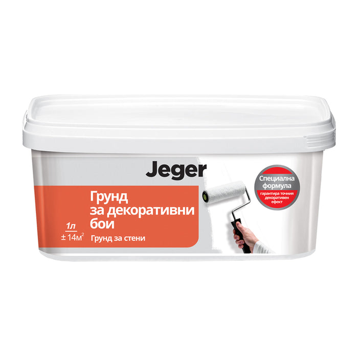 PRIMER FOR DECORATIVE PAINTS 1 L JEGER