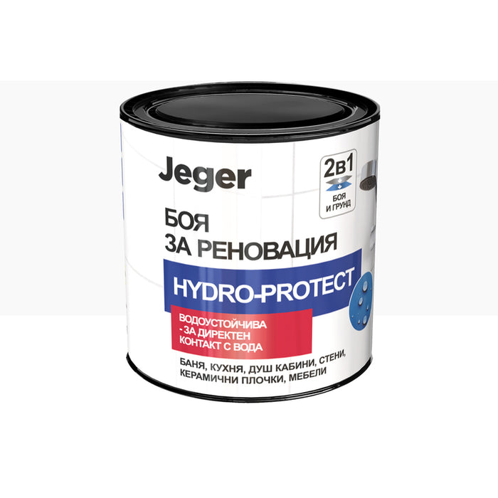 PAINT FOR RENOVATION HYDRO-PROTECT WHITE 0.5 L JEGER