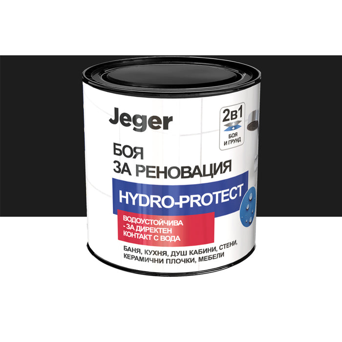 RENOVATION PAINT HYDRO-PROTECT BLACK 0.5 L JEGER