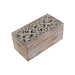 Jewelry box Home ESPRIT White Natural Mango wood (2 Pieces) - Декорация и Осветление<<<Дом Градина<<<BigBuy&&&Други