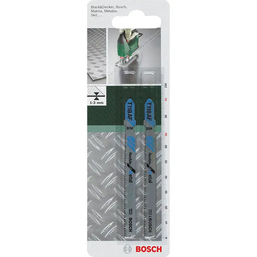 JIG SAW KNIFE 2 PCS. BOSCH T118AF - Ножове за прободни триони<<<Консумативи за електроинструменти<<<Инструменти и