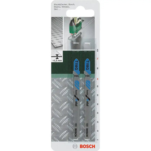 JIG SAW KNIFE 2 PCS. BOSCH T118G - Ножове за прободни триони<<<Консумативи за електроинструменти<<<Инструменти и