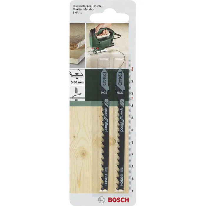 JIG SAW KNIFE 2 PCS. BOSCH T244D - Ножове за прободни триони<<<Консумативи за електроинструменти<<<Инструменти и