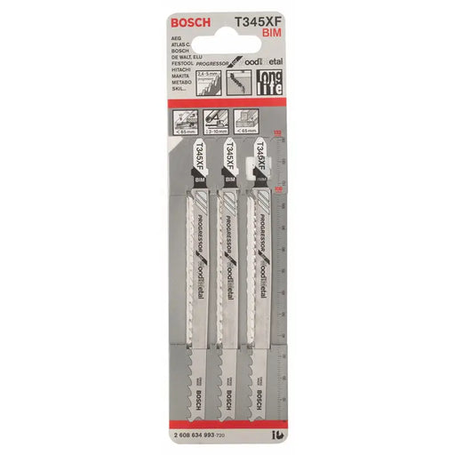 JIG SAW KNIFE 3 PCS BOSCH - Ножове за прободни триони<<<Консумативи за електроинструменти<<<Инструменти и