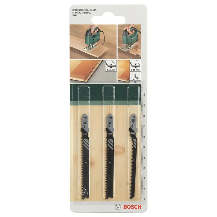 JIG SAW KNIFE 3 PCS BOSCH T101 BIF T101 AOF - Ножове за прободни триони<<<Консумативи за