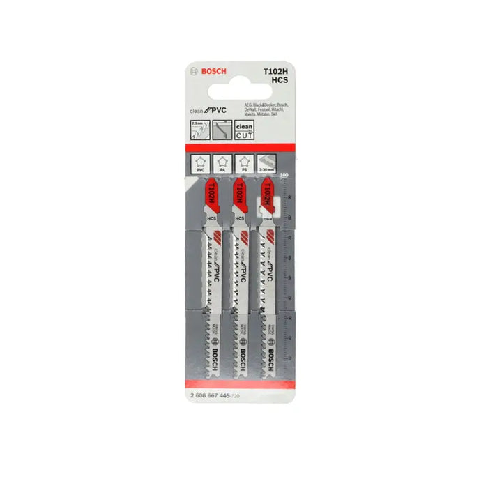JIG SAW KNIFE 3PCS. BOSCH T102H - Ножове за прободни триони<<<Консумативи за електроинструменти<<<Инструменти и