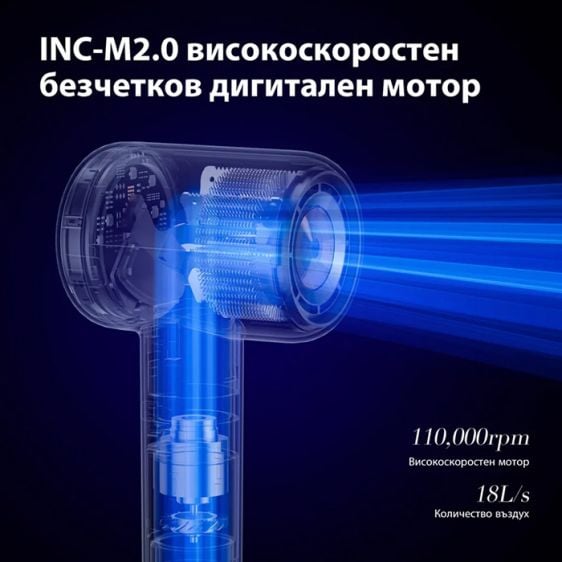 Ultrasonic hair dryer JIMMY F8