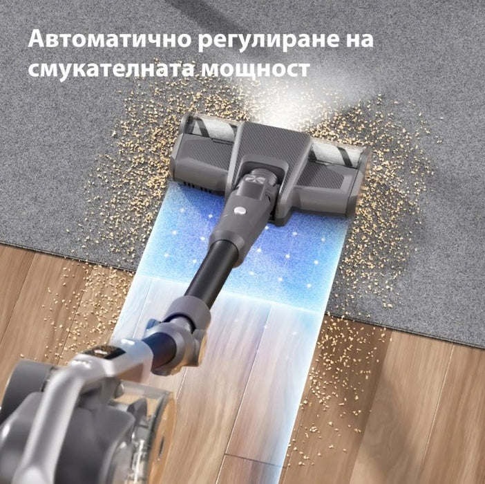 Вертикална прахосмукачка JIMMY - H8 Flex, HEPA, сива