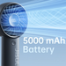 Jisulife Handheld Fan Life4 5000mAh Portable USB Fan - Black - Household accessories<<<HurtelXML