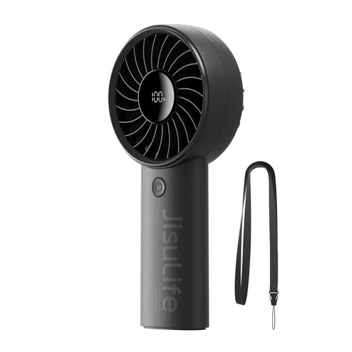 Jisulife Handheld Fan Life4 5000mAh Portable USB Fan - Black - Household accessories<<<HurtelXML