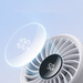 Jisulife Handheld Fan Life7 5000mAh Portable USB Fan - Gray - Household accessories<<<HurtelXML