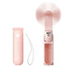 Jisulife Handheld Fan Life8 Portable USB Fan with Power Bank Function 2000mAh and Flashlight - Pink - Household