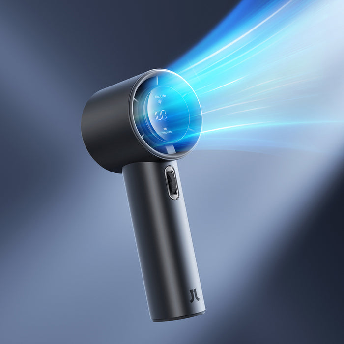 Jisulife Handheld Fan Pro1 S 5000mAh FA53PRO Mini Blower Portable USB Metal Fan - Dark Gray