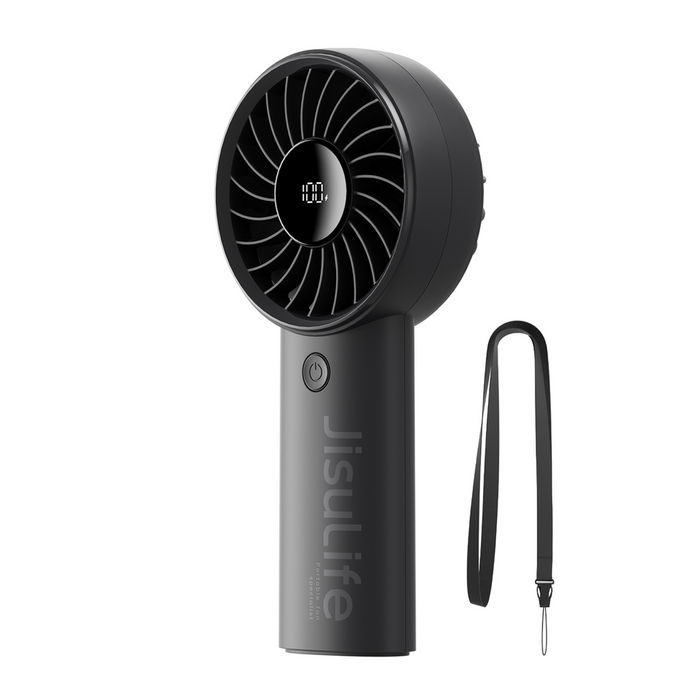 Jisulife Handheld Fan Life4 3600mAh Portable USB Fan - Black