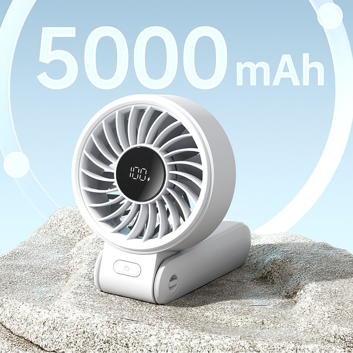 Jisulife Handheld Fan Life7 5000mAh Portable USB Fan - Gray