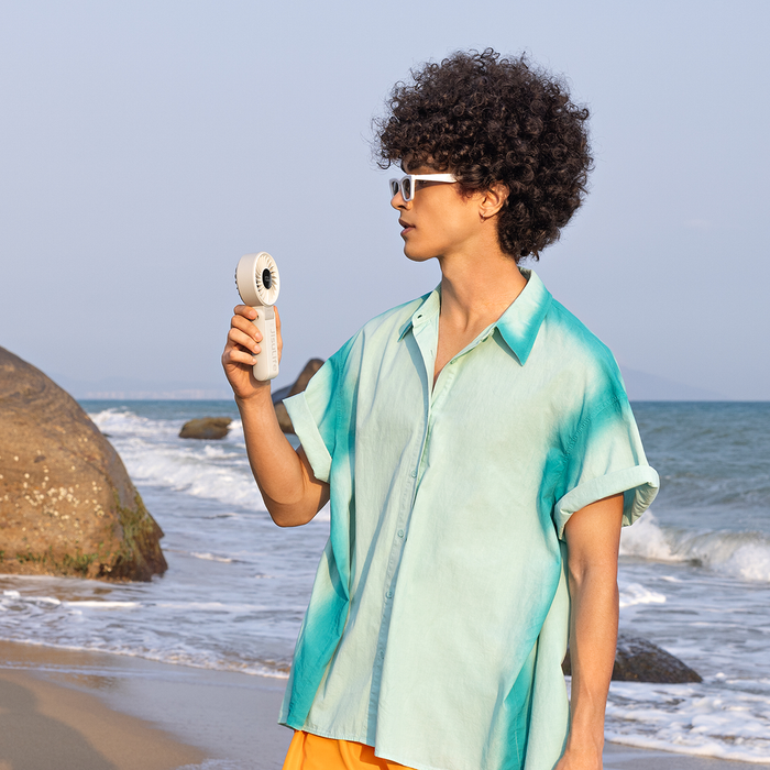 Jisulife Handheld Fan Life7 5000mAh Portable USB Fan - Gray