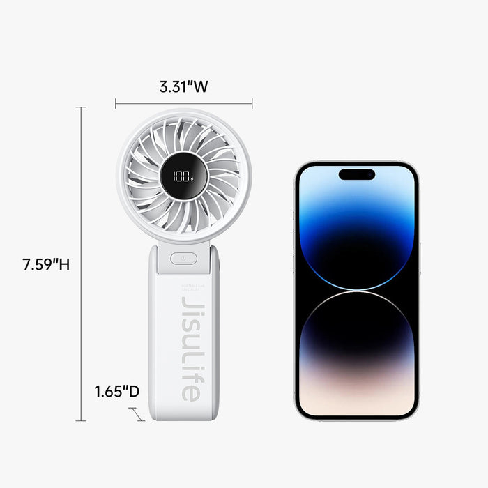 Jisulife Handheld Fan Life7 5000mAh Portable USB Fan - Gray