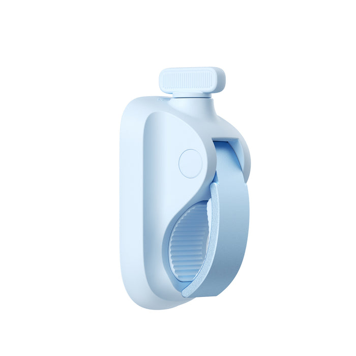 Jisulife Stroller Fan 4 5000mAh Mini Fan for Stroller with Metal Clip - Blue