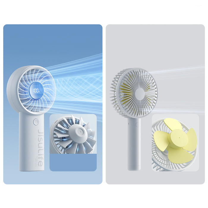 Jisulife Handheld Fan Life4 3600mAh Portable USB Fan - Gray