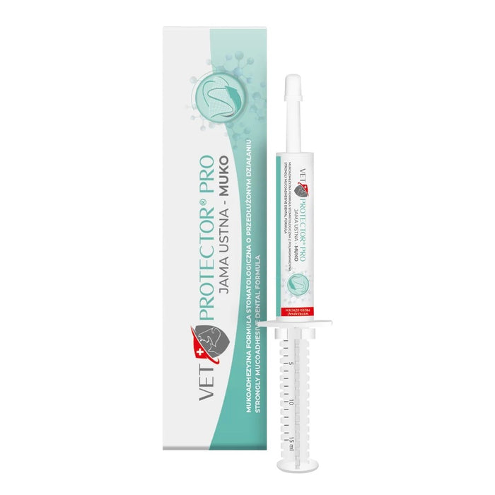 JM SANTE Vet Protector Pro Muko - protective dental gel for dogs and cats – 15 ml