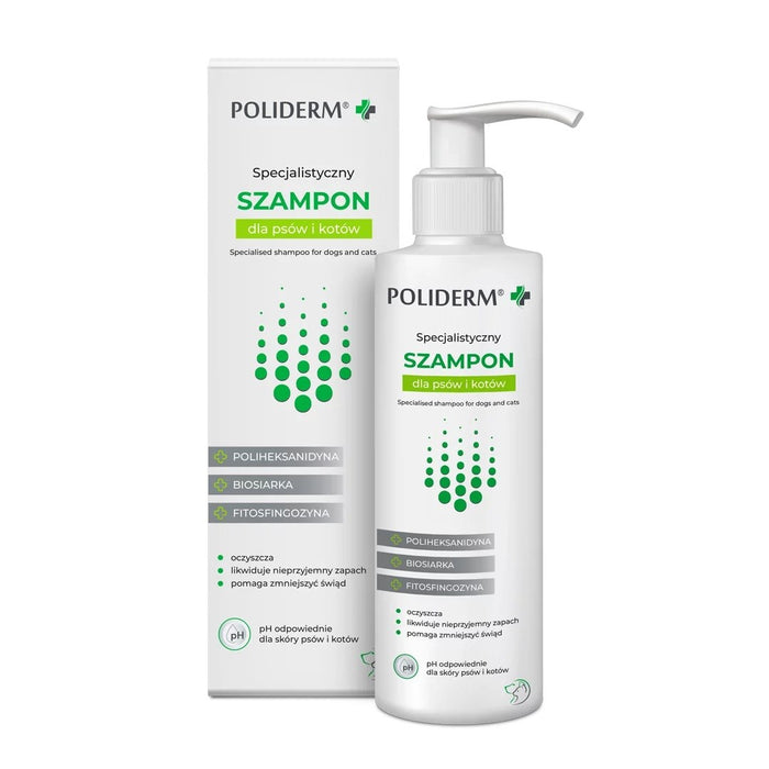 JM SANTE Poliderm - anti-dandruff shampoo for dogs and cats – 250 ml