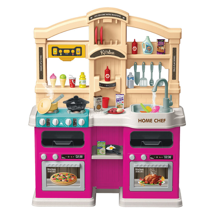 Modern Kitchen with Running Water and Steam 77h.