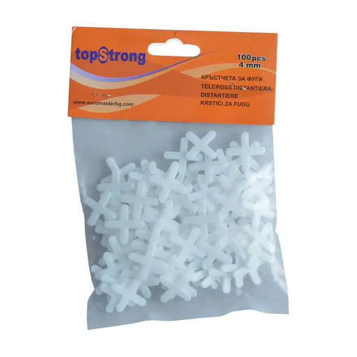 JOINT CROSSES 100 PCS/PACK 4.0MM EUROMASTER - Строителни инструменти и аксесоари<<<Инструменти аксесоари за