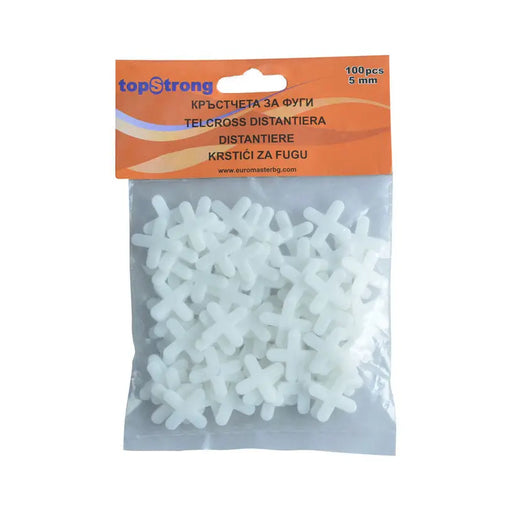 JOINT CROSSES 100 PCS/PACK 5.0MM EUROMASTER - Строителни инструменти и аксесоари<<<Инструменти аксесоари за