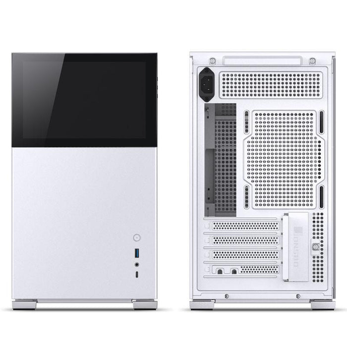 Box Jonsbo D31 Screen TG, mATX, White