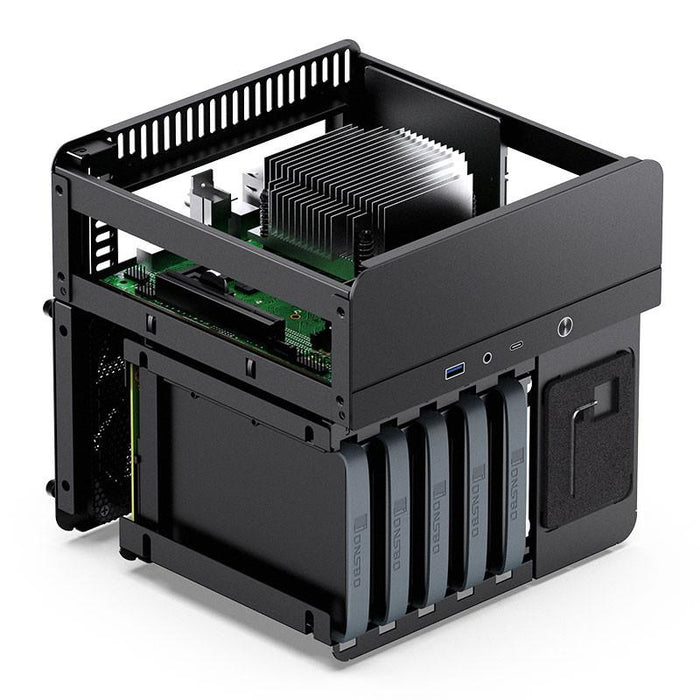 Jonsbo N2 Case, Mini-ITX, Black