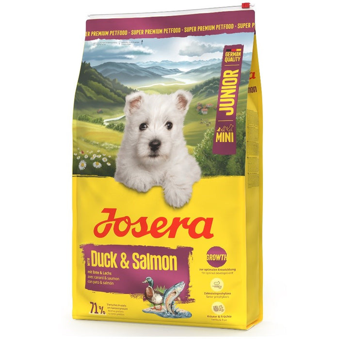 Fodder Josera Mini Junior Salmon Duck 900 g