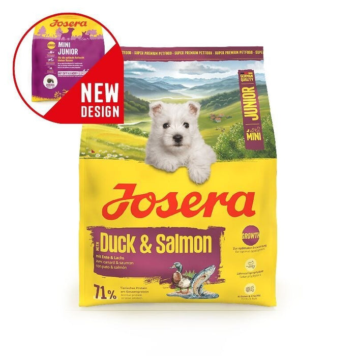 Fodder Josera Mini Junior Salmon Duck 900 g